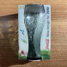 McDonald’s Coca Cola 2010 Design Glass Brand New In Original Box Unused
