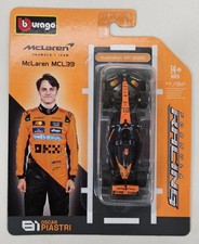 1:64 2025 Oscar Piastri 81 Mclaren MCL39 Diecast By Bburago