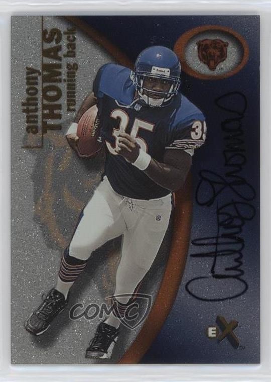 2001 Fleer E-X Rookie Auto 205/1250 Anthony Thomas #132 Auto RC 9hx