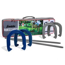 Horseshoes Set Family Game Outdoor Lawn Stake Toss Franklin Sports