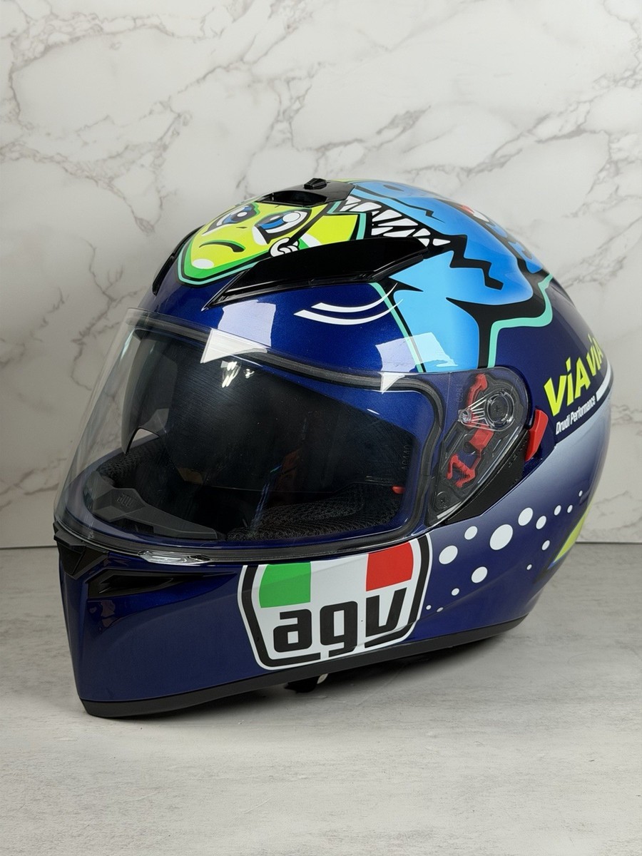 agv k3 misano 2017 Helmet: K-3 SV ROSSI Full Face Motorcycle Helmet AGV