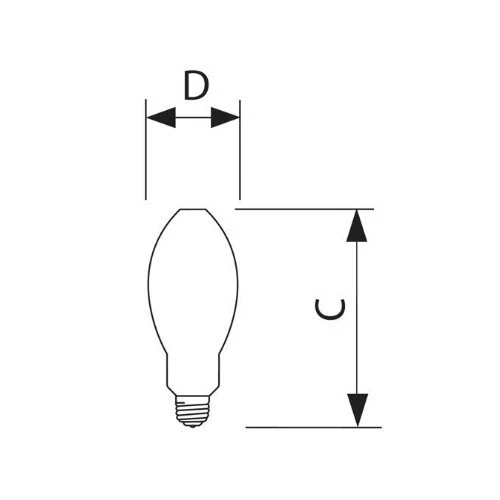 PHILIPS MasterColor CDM 50W ED17 E26 HID Light Bulb - Image 2 of 2