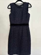 J Crew Women's Sparkle Tweed Dress Color Black/multi Size 4 Pre-owned