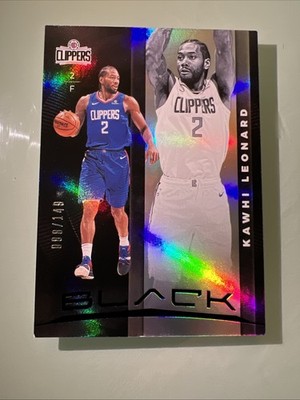 KAWHI LEONARD 2019-20 Panini Black Prizm /149