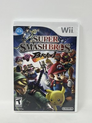 Super Smash Bros Brawl Nintendo Wii Game Brand New Factory Sealed