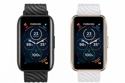 Motorola Moto 40 Bluetooth Smartwatch - In Black or Rose Gold