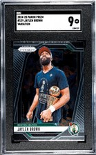 2024-25 Panini Prizm Jaylen Brown #139 Variation SGC 9 POP 1