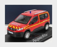1:43 NOREV Peugeot Rifter Pompiers Secours Medical 2019 Red Yellow NV479070 Mode