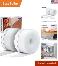 Weather Stripping 33 Feet – Non-Toxic, Strong Adhesive Seal for Windows