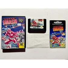 Super Smash T.V. (Genesis) Complete CIB Works Authentic🔥Nice Shape!