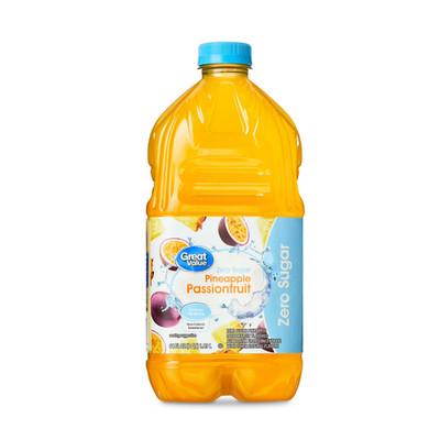 Zero Sugar Pineapple Passionfruit Juice Drink 64 fl oz Cold Refreshing USA