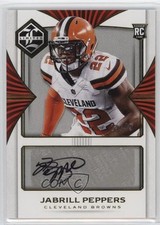 2017 Panini Limited Rookie Auto 29/49 Jabrill Peppers #160 Auto 0q4x