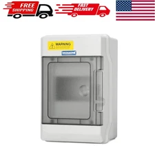 Compact 4-Way  Power Distribution Box with Bus Bars for Indoor & Outdoor Use