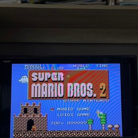 Famicom Disk System Super Mario Bros. 2 Super Mario2 FC Disk Card Tested Japan