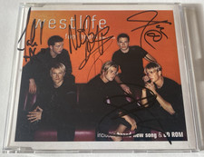 Westlife – Fool Again (2000 Remix) 5 Autographs Signed By Band UK CD Single 2000