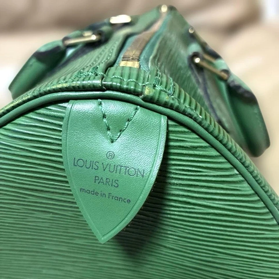 Louis Vuitton Speedy 30 Borneo Green Epi Bag From JAPAN - Image 3 of 4