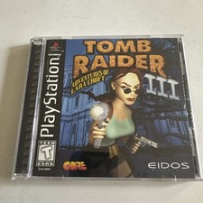 Tomb Raider III: Adventures of Lara Croft Sony PlayStation 1 With Manual