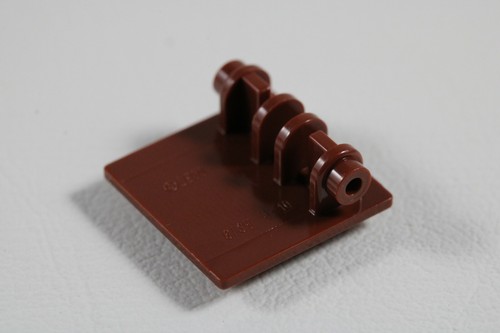 LEGO® Reddish Brown Hinge Brick 2 x 2 Top Plate Design ID 6134 - Picture 11 of 12