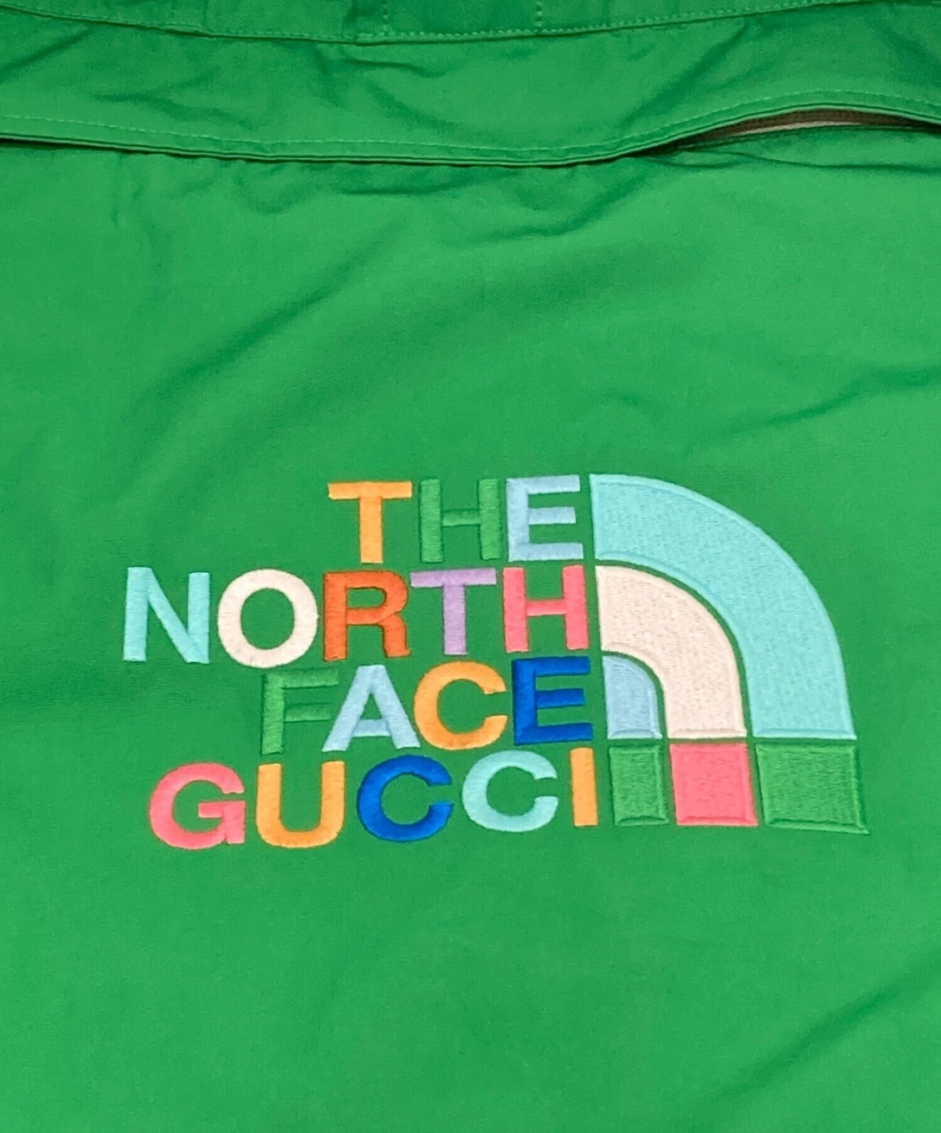 GUCCI × THE NORTH FACE parka anorak collaborazione M verde