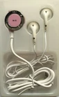 New Pink Ear Phones Headphones with Remote for Sony PSP Slim 2000 3000 console