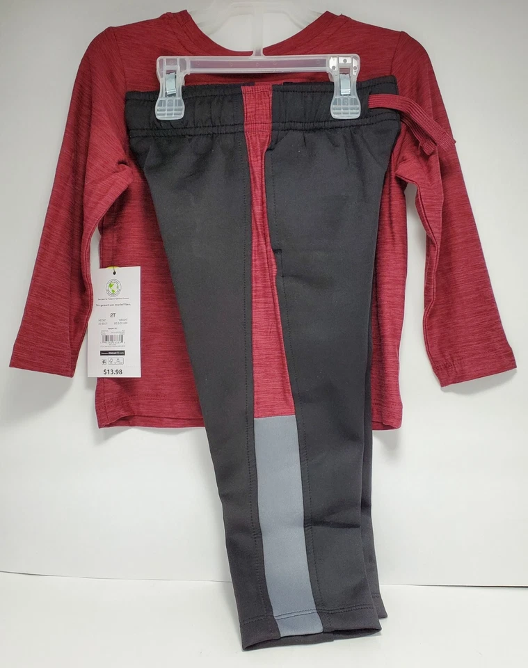 NUEVO CON ETIQUETAS 2 Piezas Camisa Athletic Works Manga Larga con Pantalones Baloncesto  Foto 2 de 4