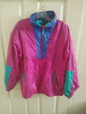 Women's Vintage 90s Columbia Intertrainer 3-in-1 Windbreaker Jacket SZ 1