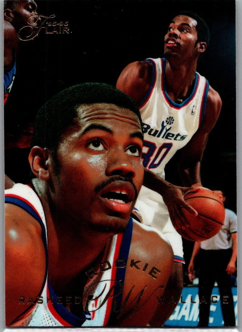 1995-96 Flair - #225 Rasheed Wallace (RC)