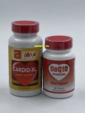 Cardio Xl Heart Health Support 60 caps and CoQ10 Coenzyme 30 caps