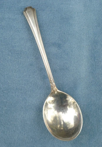 Wallace Georgian Colonial Sterling Silver Round Bowl Spoon 6 Inch