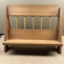Wooden Magazine Rack 19” Long, 14”Tall 11” Deep