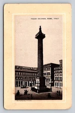 Jersey Coffee Piazza Colonna Rome Italy Trade Card P66