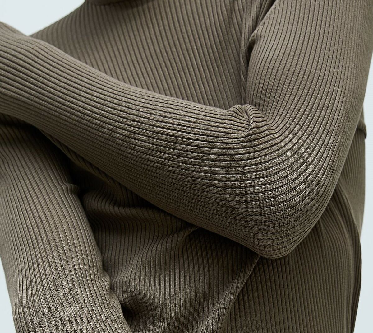 ZARA 'Ribbed Knit Mock Neck' Men's Designer Long Sleeve ZARA 'Ribbed Knit Mock Neck' Men's Designer Long Sleeve