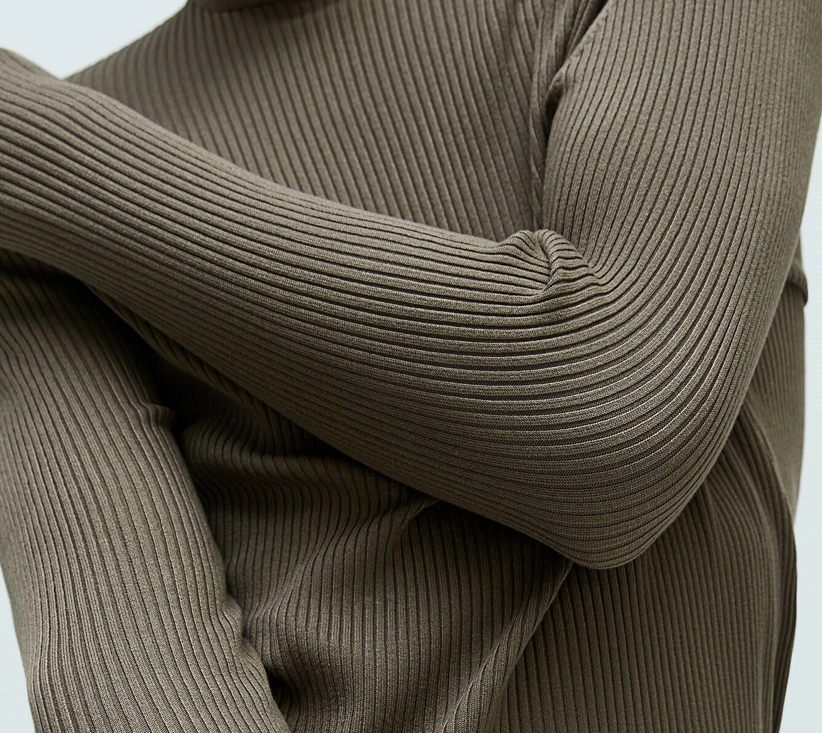 Mock neck cheap sweater zara