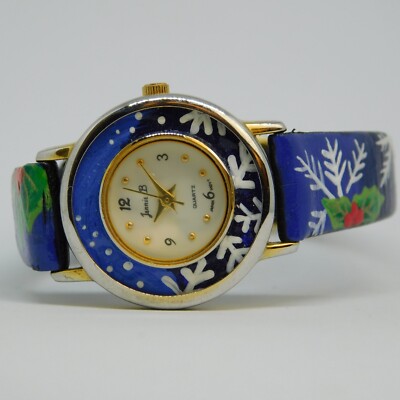 Jennie B Genuine Leather Quartz Analog Women's Watch New