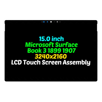 LCD Touch Screen Assembly for Microsoft Surface Book 3 1899 SMP-00001 3240x2160