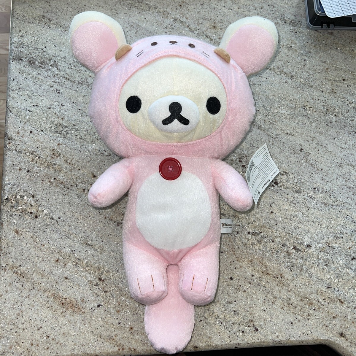 San-X Rilakkuma Korilakkuma Pink Sea Otter Costume Plush Anime