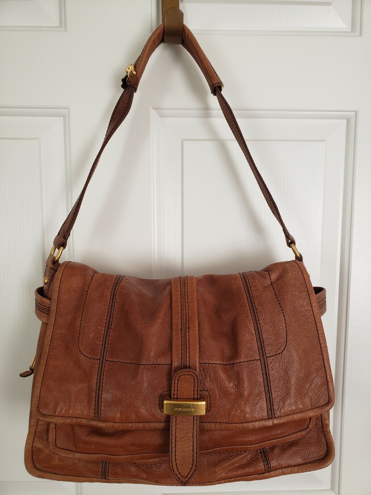 juicy couture leather brown vintage bag - image 1