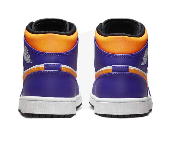 Nike Air Jordan 1 Mid Lakers Purple University Gold Retro  display picture 1