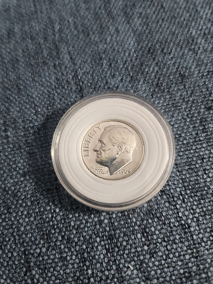 1964 No Mint Cameo, PL FB Roosevelt Dime DDO On Roosevelts Head And DDR ON TORCH - Image 4 of 4