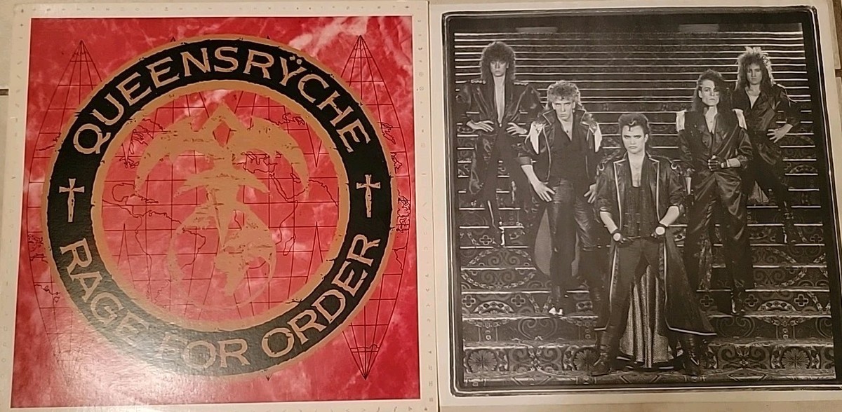 Queensryche Rage for Order Vinyl LP Original Pressing 1986 No UPC
