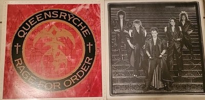 Queensryche Rage for Order Vinyl LP Original Pressing 1986 No UPC