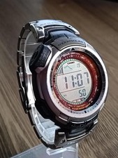 Orologio Casio Pro Trek Radio Solare PRW 1300TJ Uomo Polso Resistente Resistente 18cm