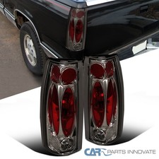 Fits 88-98 Chevy Gmc Ck C10 Silverado Blazer Tahoe Tail Lights Rear Lamps Smoke