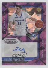 2021-22 Panini Prizm Draft Picks Purple Ice 55/99 Marcus Zegarowski Auto 0q0m