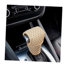 Car Gear Shift Knob Cover, Automotive Manual Stick Shifting Handle Gear Beige