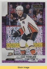 2017-18 O-Pee-Chee Platinum Violet Pixels Cam Fowler #64 READ 4a0