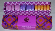 DANIELLE CREATIONS Spa Gift Soap Set 15 Round Hostess Soaps Peony Pink Lychee