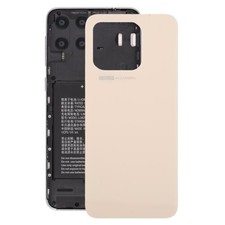 For ZTE Blade V70 / Axon 70 Glass Battery Back Cover with Adhesive (Gold)