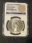 1924 Silver Peace Dollar Original Bag Fragment NGC BU Bullion PLUS