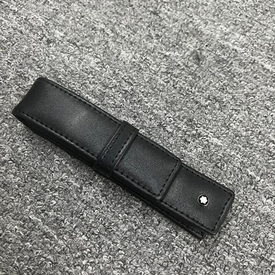 Montblanc Siena 14309 Meisterstück Black Leather Pen Pouch Holder Case New Box